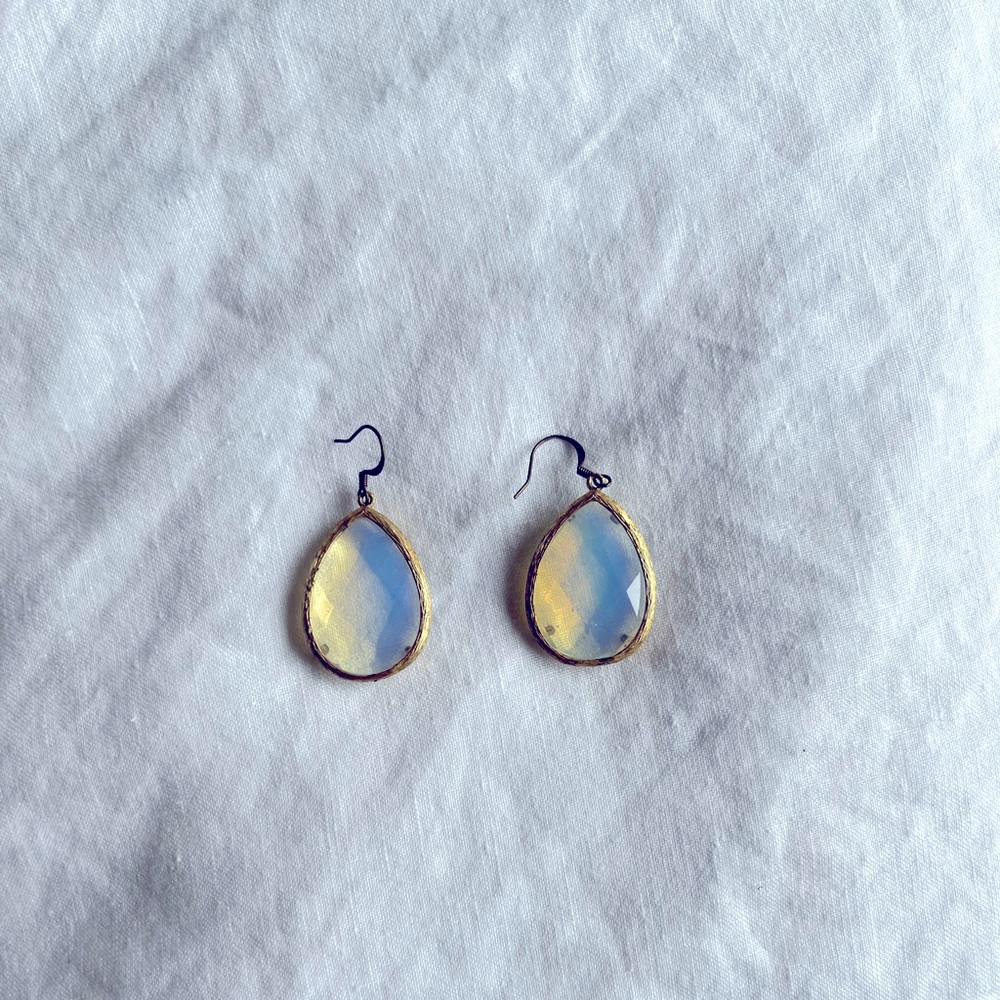Iridescent Opal Earrings